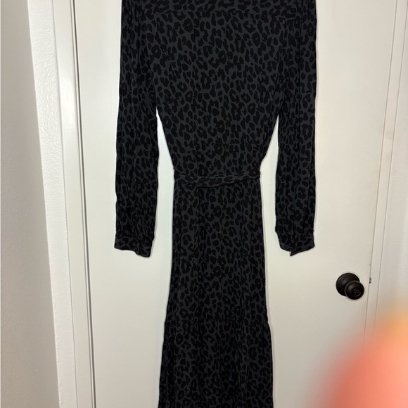 A New Day Black Sheath Dress with Bishop Sleeves - Picture 2 of 2